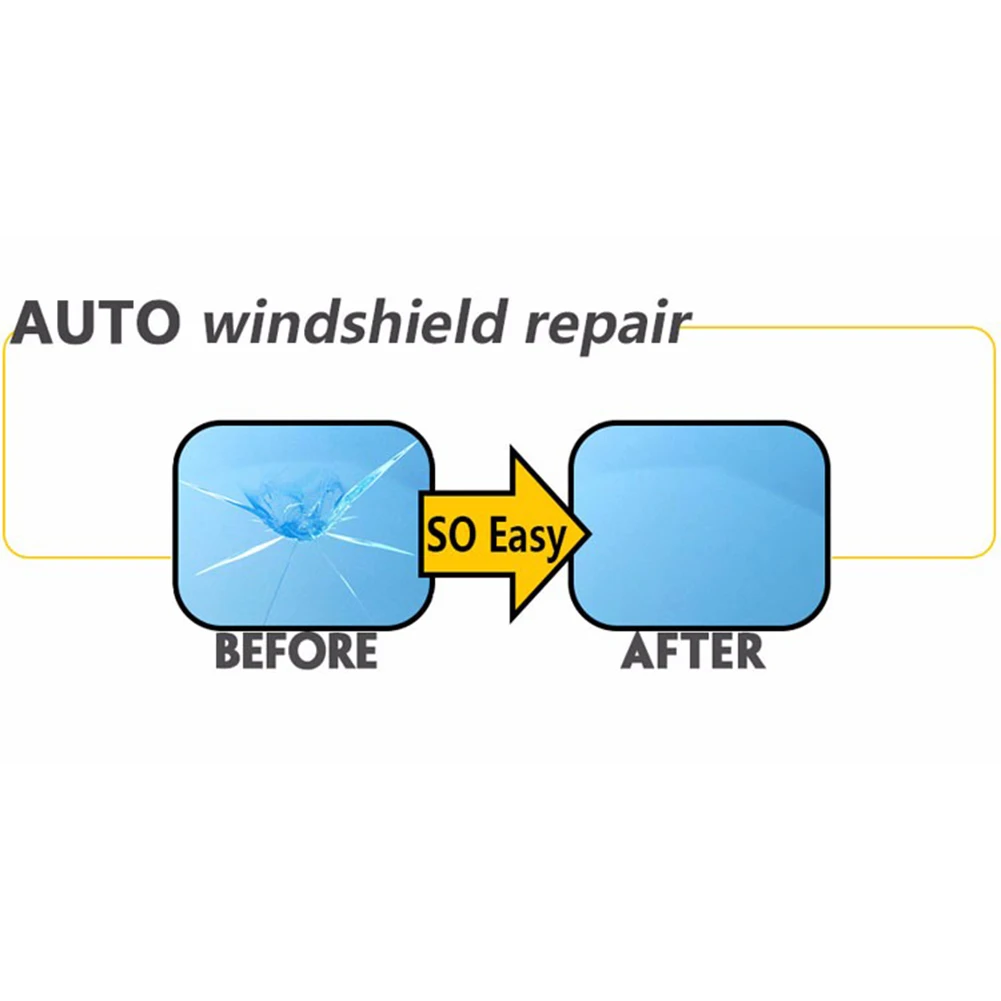 Набор для ремонта лобового стекла автомобиля инструменты наполнители клей-герметик Авто стекло ветровое стекло Ремонт