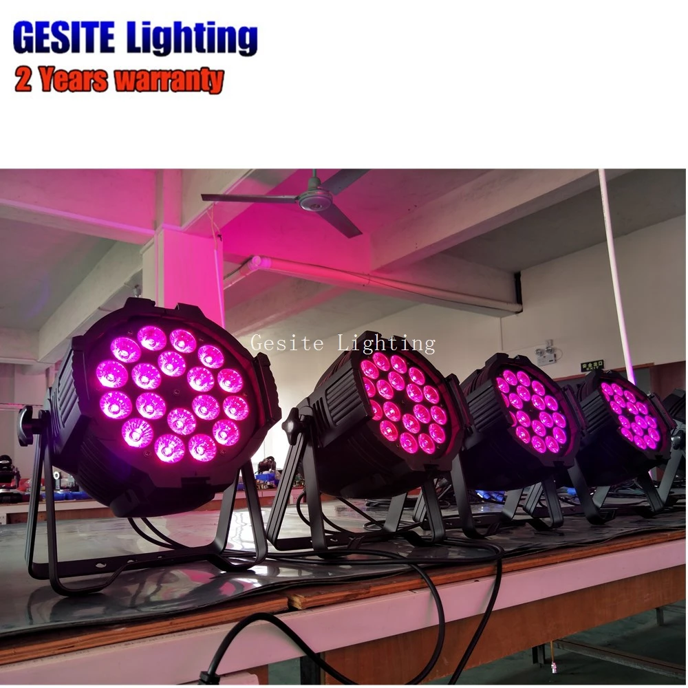 18x18 w Rgbwa uv 6in1 Levou Latas Par Led Luz da Arruela da Parede 15 Par Led Luz Da Arruela Da Parede