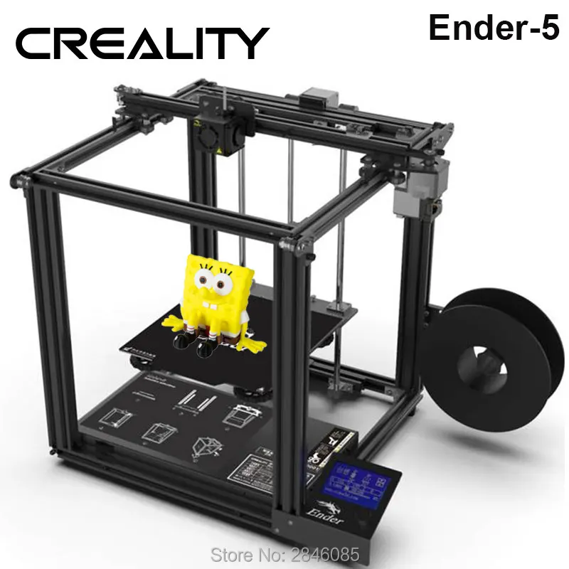 CREALITY 3D طابعة Ender-5 مع اندي مستقرة الطاقة ، V1.1.3 اللوحة المغناطيسي بناء لوحة ، خارج السلطة استئناف CREALITY 3D طابعة Ender-5 مع اندي مستقرة الطاقة ، V1.1.3 اللوحة المغناطيسي بناء لوحة ، خارج السلطة استئناف
