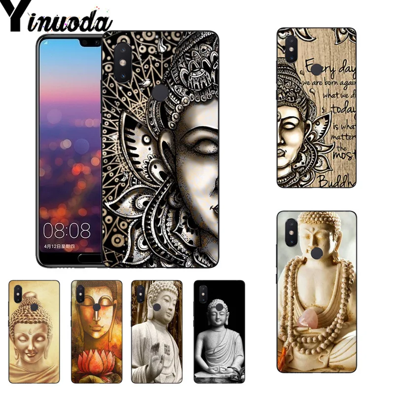 

Yinuoda Buddha Coque Shell Phone Case for Xiaomi Mi 6 Mix2 Mix2S Note3 8 8SE Redmi 5 5Plus Note4 4X Note5