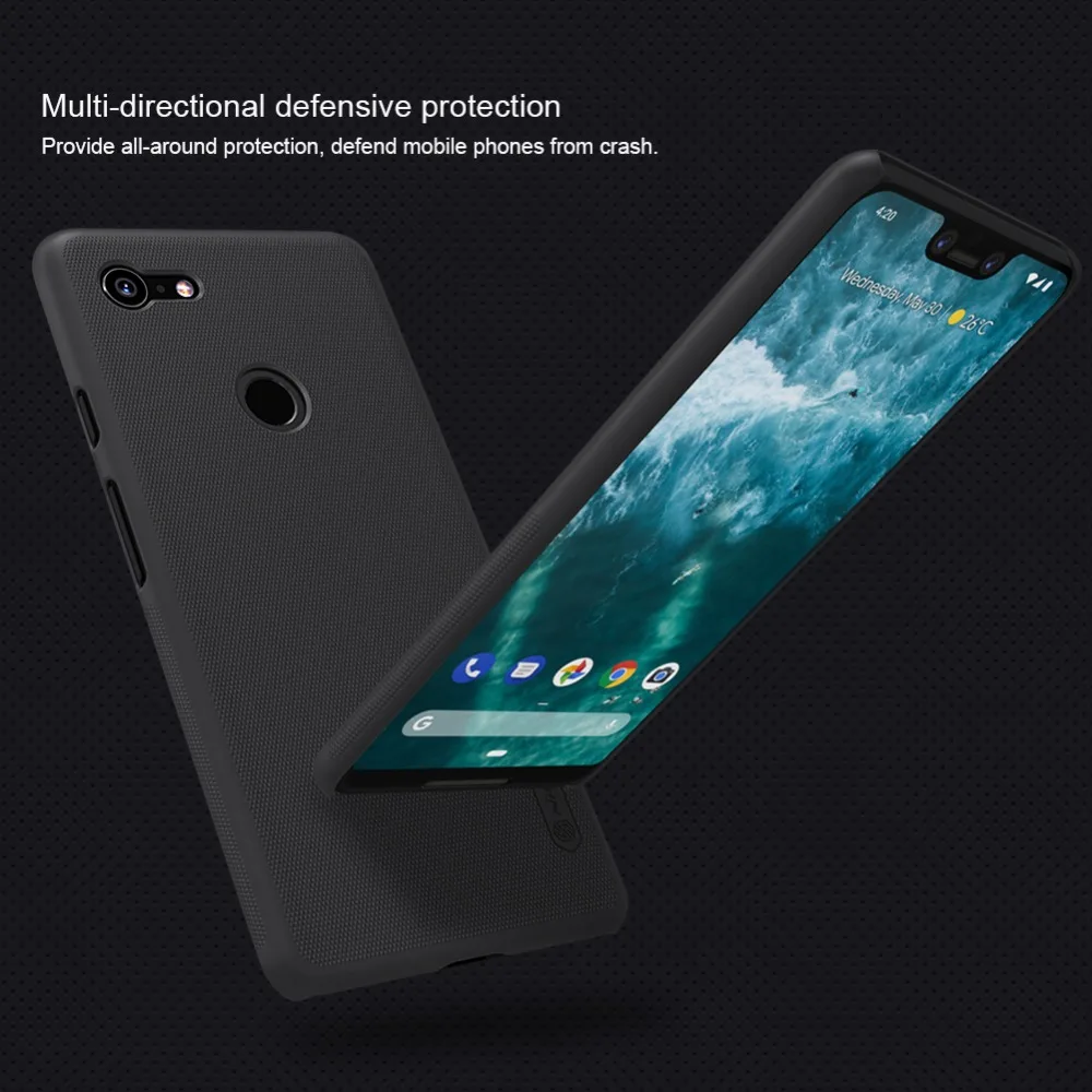 Чехол для Google Pixel 3 NILLKIN матовая жесткая задняя крышка из ПК чехол для Google Pixel 3 XL