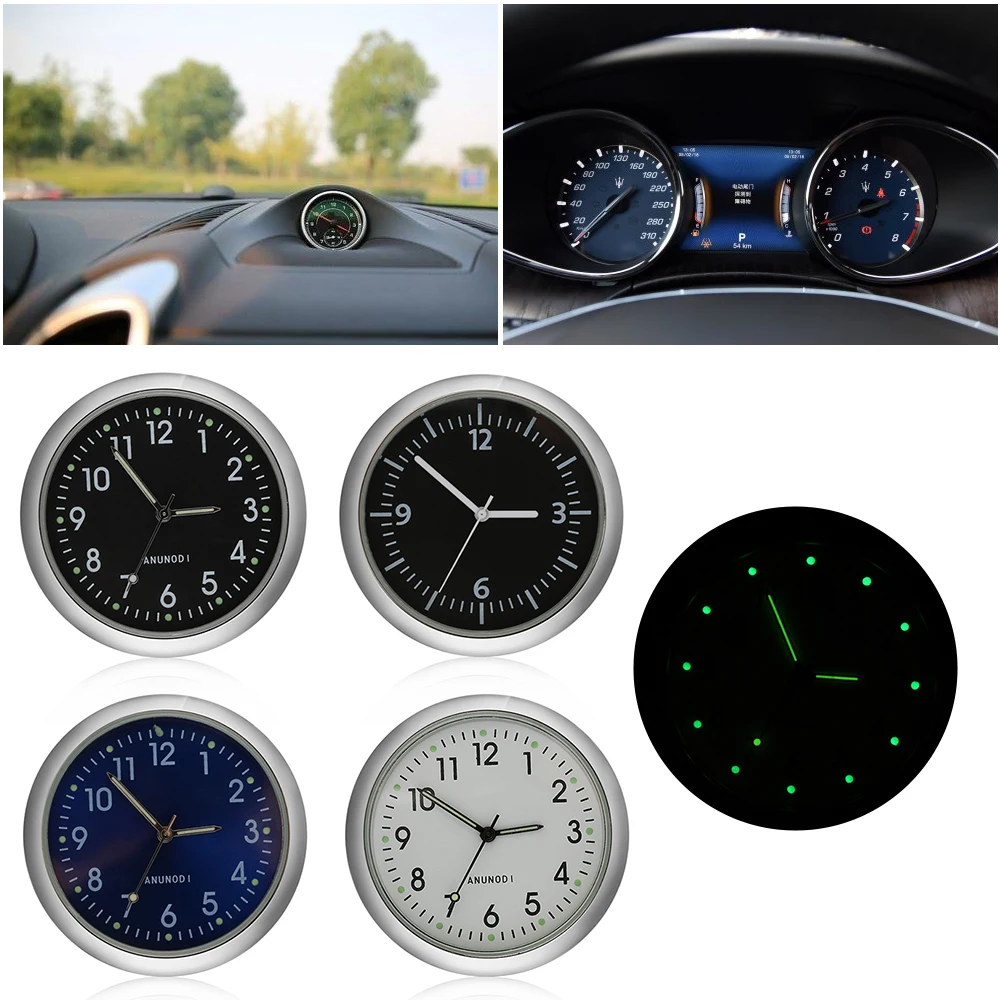 Car Ornament Automotive Clock Auto Watch Automobiles Interior