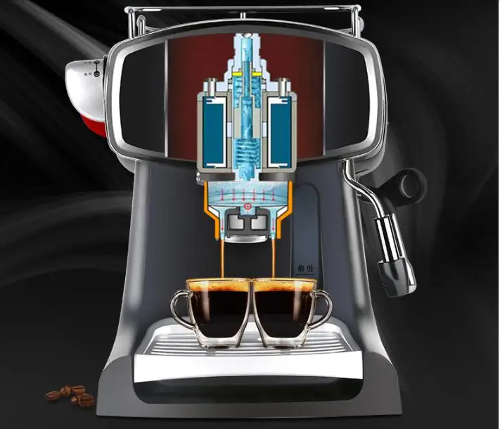 Полуавтоматическая итальянский 19 бар капучино кофеварка эспрессо дома Кофе делая машину