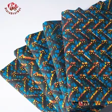 Дизайн, Африканский настоящий воск, хлопок, 6 ярдов/партия,, африканская ткань, набивной воск, bintarealAfrican, настоящий воск PL127