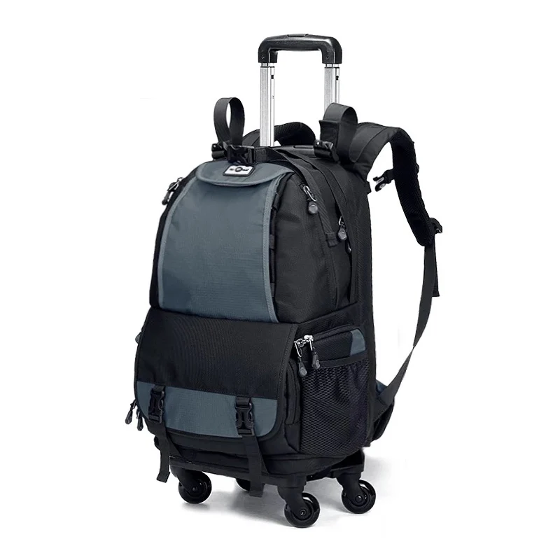 Новая сумка на плечо, рюкзак для фотоаппарата, чехол для профессиональной камеры, водонепроницаемый чемодан на колесах, Мужская тележка для ручной клади Сумка - Цвет: as the picture shows