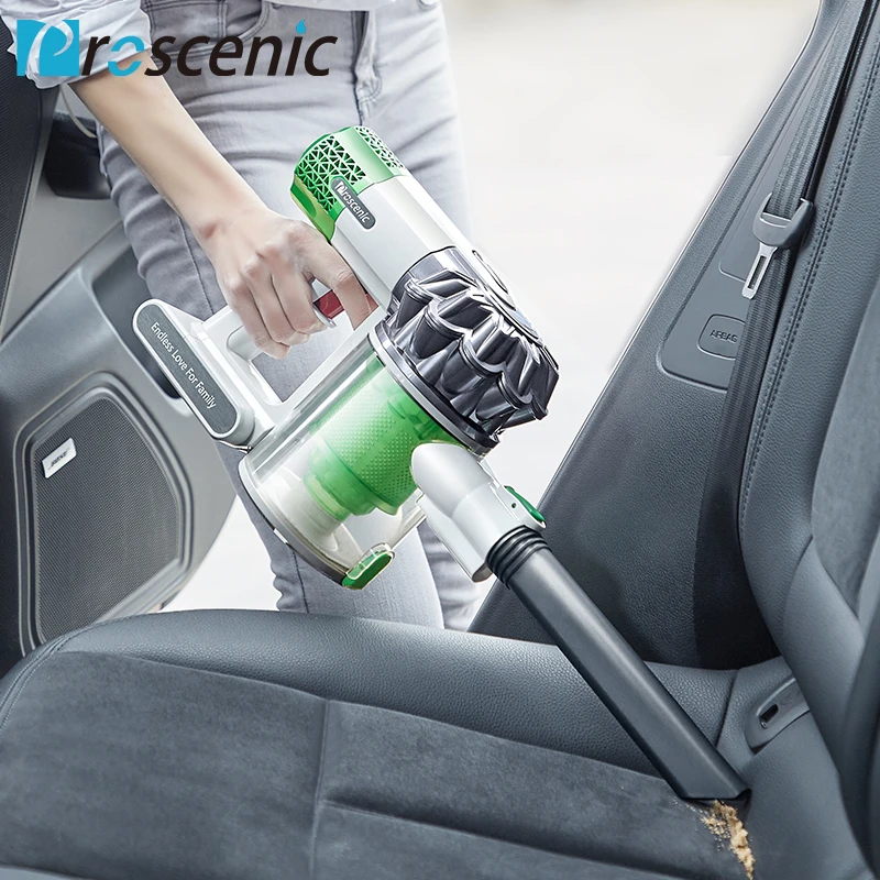 Ceny Proscenic P9 bezprzewodowy odkurzacz 15000pa silne ssanie pałeczka świetlna led ręczny przenośny odkurzacz 2 w 1