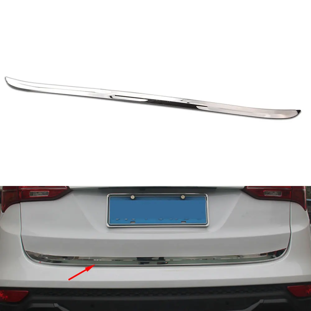 Для HYUNDAI SANTA FE 2013 2014 2015 2016 2017 DM Задняя Крышка багажника молдинг багажник