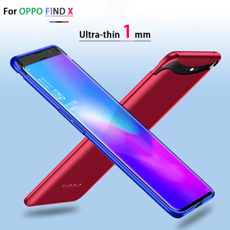 Чехол на 360 градусов для OPPO Find X ультра-тонкий магнитный модный жесткий