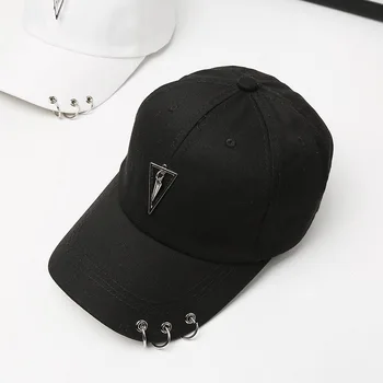 

High Quality Fashion Baseball Caps Rings And Triangle Cotton Casual Street Snapback For Lovers Outdoor Sport Summer Sun Hat