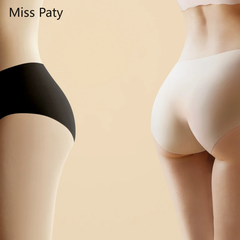 

3pcs/lot quality sexy briefs seamless lingerie ice silk breathable panties large size push up ladies underwear package for women