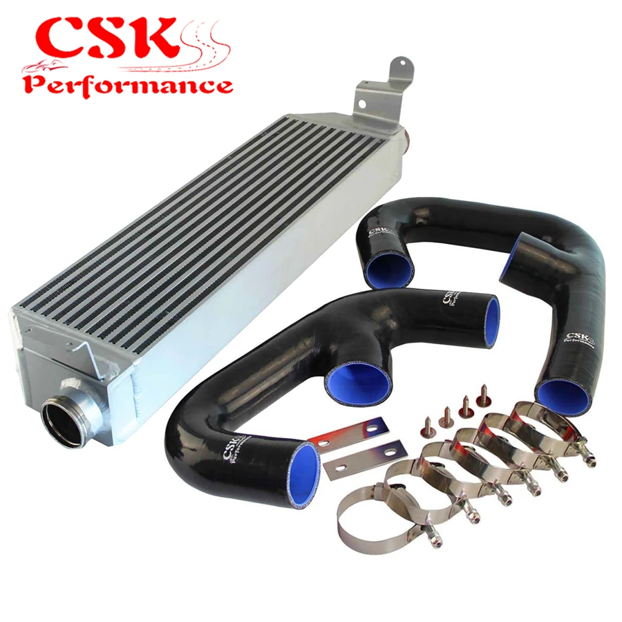 

FMIC Silver Aluminum Twin Intercooler with Hose Kit Fits For Volkswagen Golf R GTI MK7 Audi S3 8V