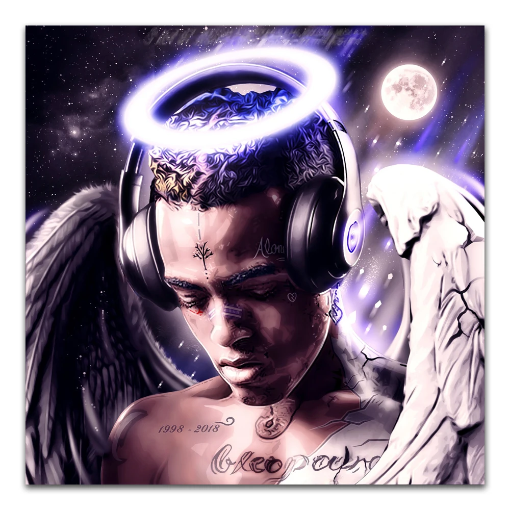 N New Xxxtentacion Rapper Hip Hop Music Singer Star Fabric Poster