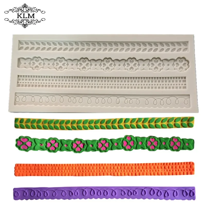 KLM-00221 4 дизайн цветок кружева кружево макраме Chiffons Laciness Purfle Gimp Tatt Силиконовая