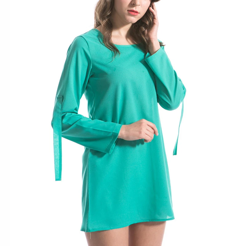 Women Chiffon Blouse Fashion Summer Long Bow Sleeve Shirts Casual Loose Tops Female Elegent Oversize Blouses Plus Size S-6XL | Женская