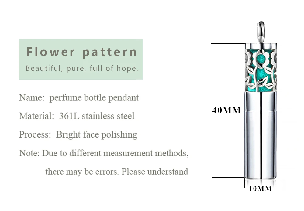 Ubelike духи выдалбливают эфирные масла хранения колье аромараспылитель ароматерапия Pendants Подвески 316L из нержавеющей стали ожерелье