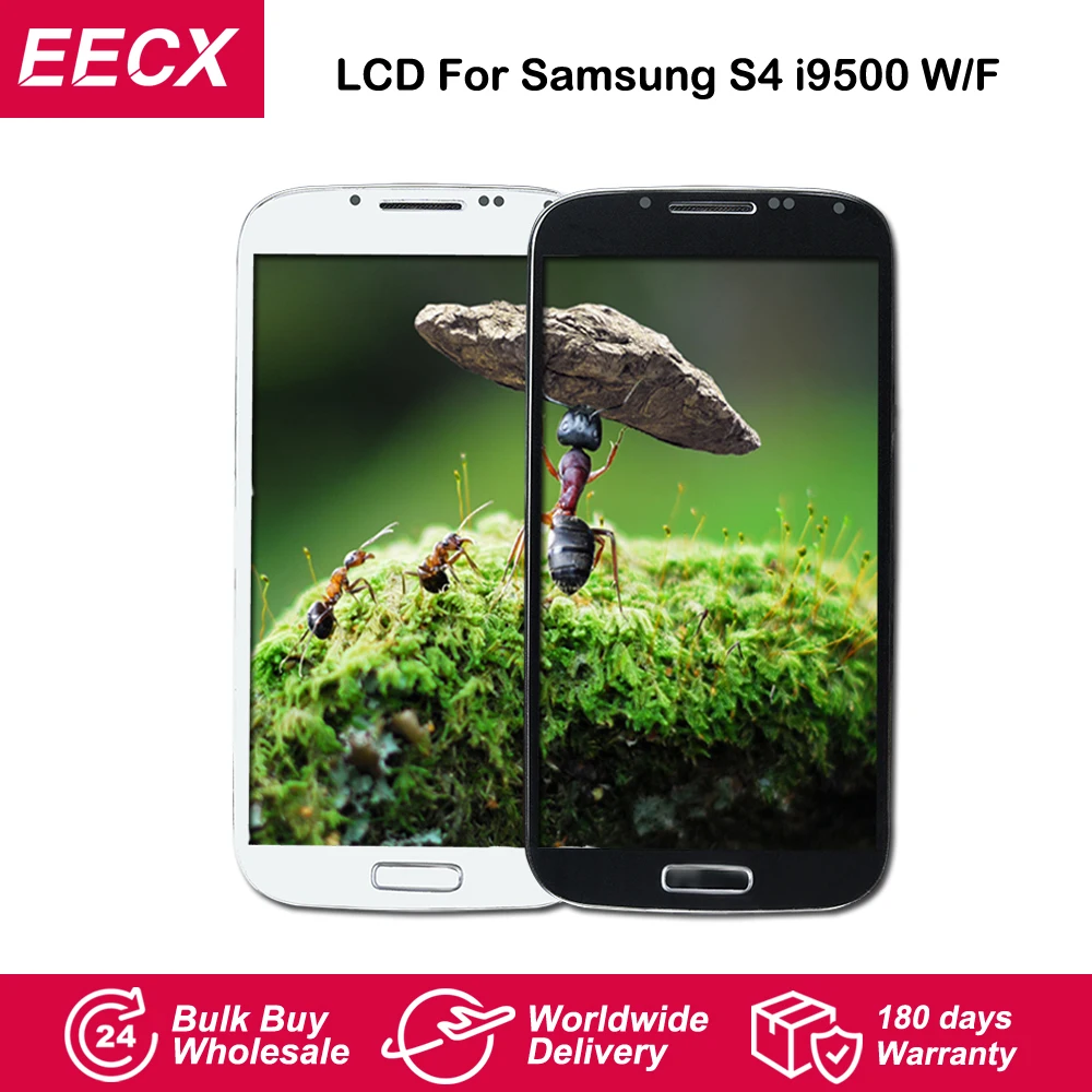 

i9505 LCD For Samsung Galaxy S4 LCD Screen i9505 i9500 LCD i337 LCD Display Touch Screen Digitizer Assembly With Frame