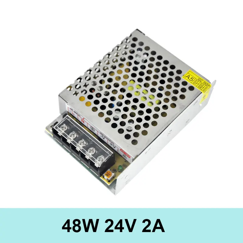 48 W 24 V 2A одиночный выход импульсный источник питания Ac 100 240 К Dc V|Импульсный