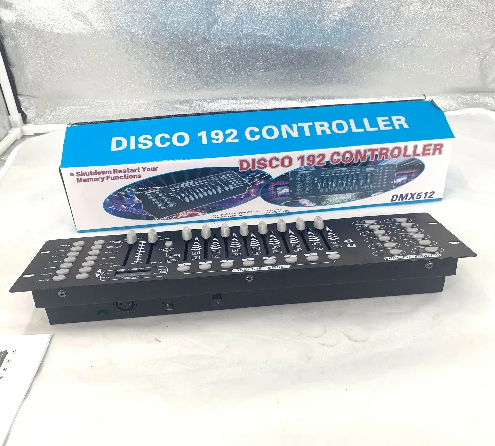Диско 192 контроллер, для сценического освещения 512 dmx консоль DJ контроллер оборудования Dmx контроллер