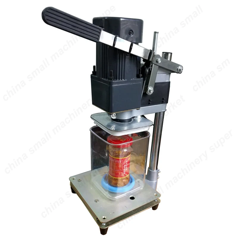 Semiautomatic Electric pneumatic vacuum bottle capping machine Cap rotating machine bottle cap Twisting twister sealing machine