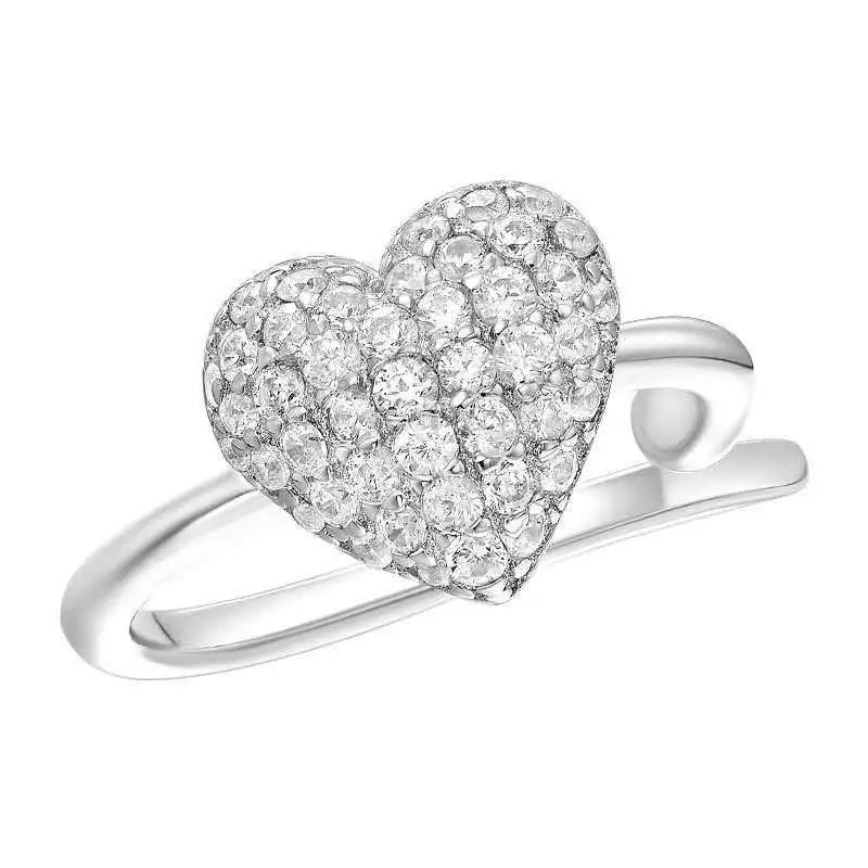 

Fits Monaco Jewelry with Women's Party Gift Jewelry Charm 925 Sterling Silver Micro Zircon Love Gummy Candy Earrings