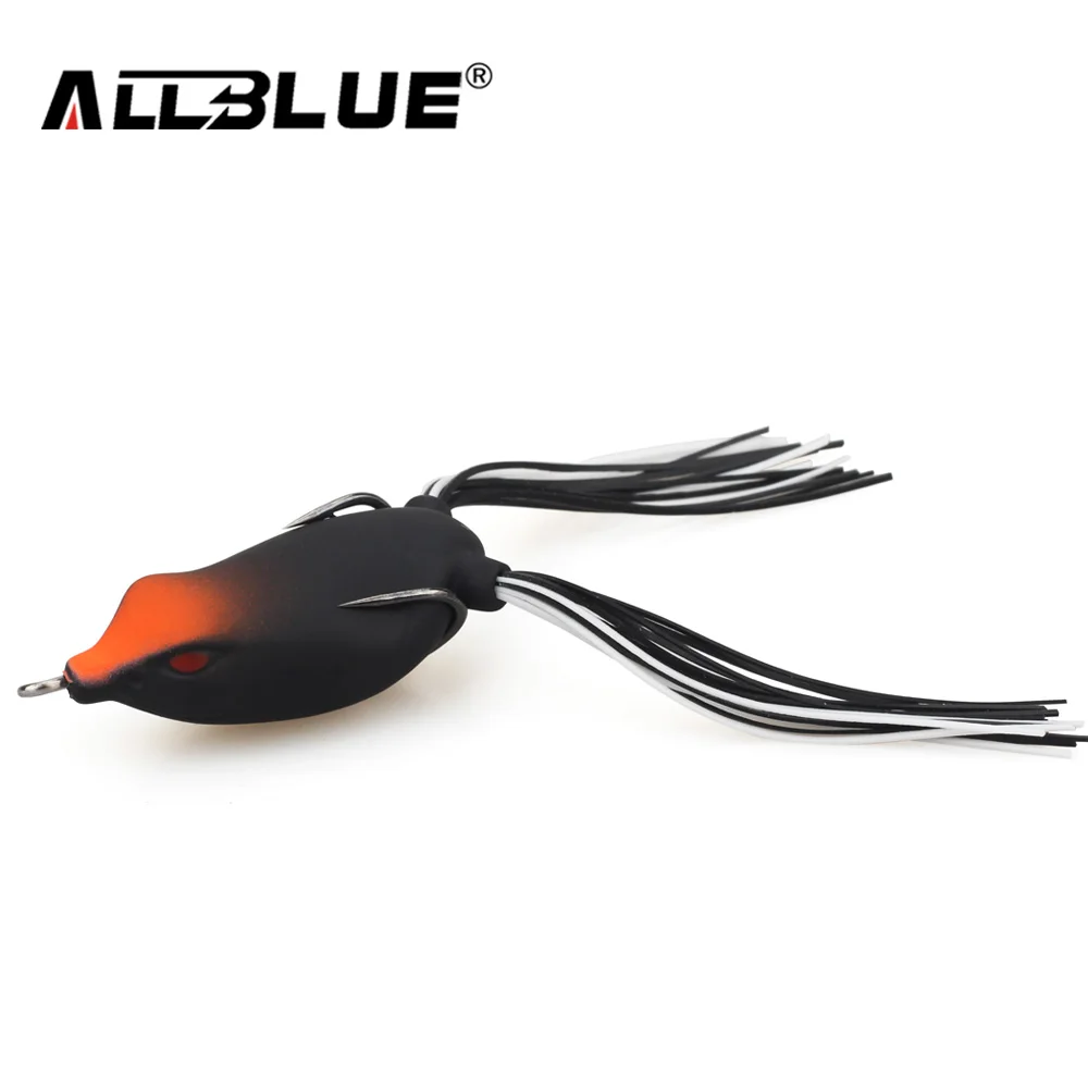 ALLBLUE High Quality Kopper Live Target Frog Lure 50mm/6g Topwater  Simulation Frog Snakehead Lure Fishing Lure Soft Bass Bait