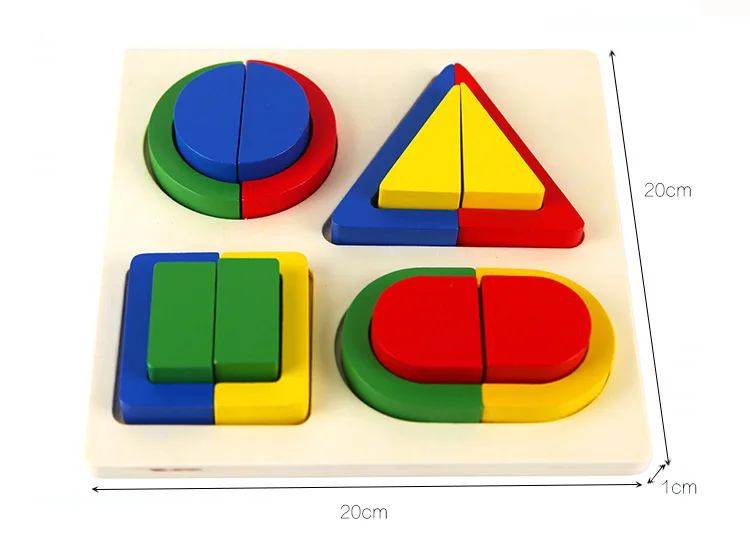 1 шт. детская деревянная раннее образование Геометрия соответствия сопряжения разведки сборки Просвещения Обучающие игрушки