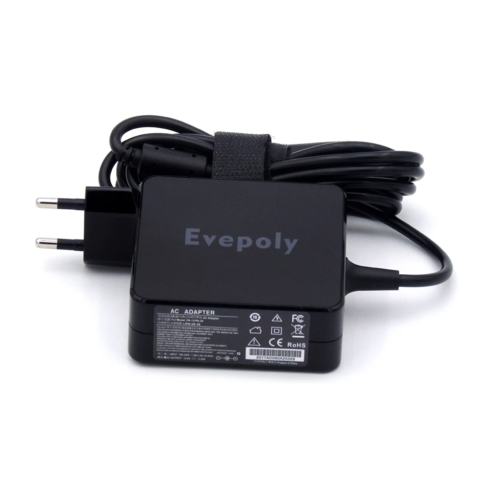 Evepoly ес/сша/великобритания plug 19 В 2.37a 3.0*1.1 мм 45 Вт постоянного тока к сетевой адаптер для ASUS UX31, UX31E, UX31E-RY015V ноутбука