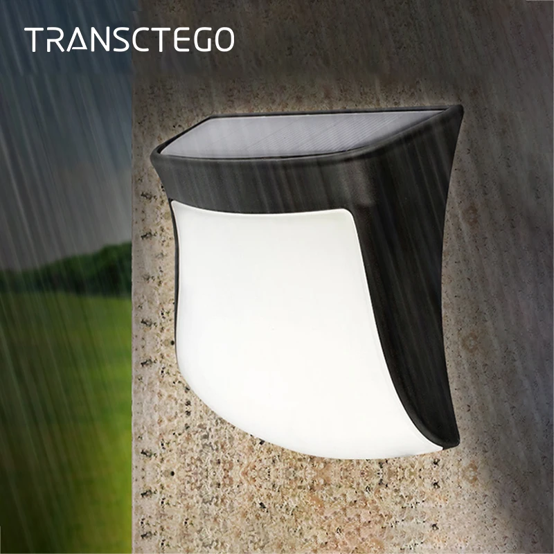 Solar Lights Outdoor Garden Lamp Wall Light Wireless 3 LED Waterproof Security For Fence Yard Decoration | Освещение