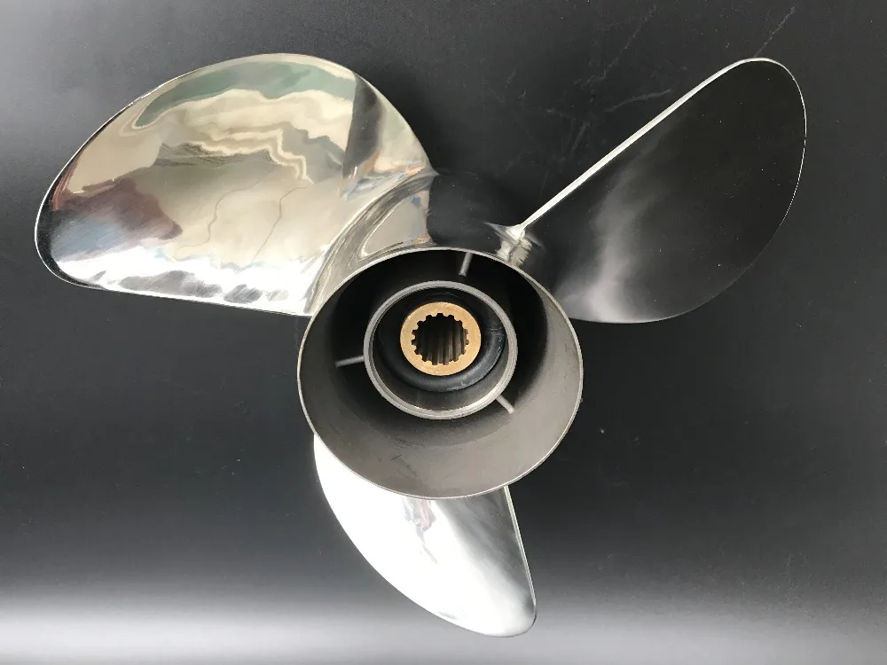 13x19 For 90HP 140HP EVINRUDE propellers STAINLESS STEEL Propeller 15