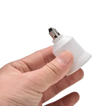 

Practical 1PCS E11 To E26/E27 Lampholder Bulbs Converter Candelabra Light Base Socket Lamp Holder Converter