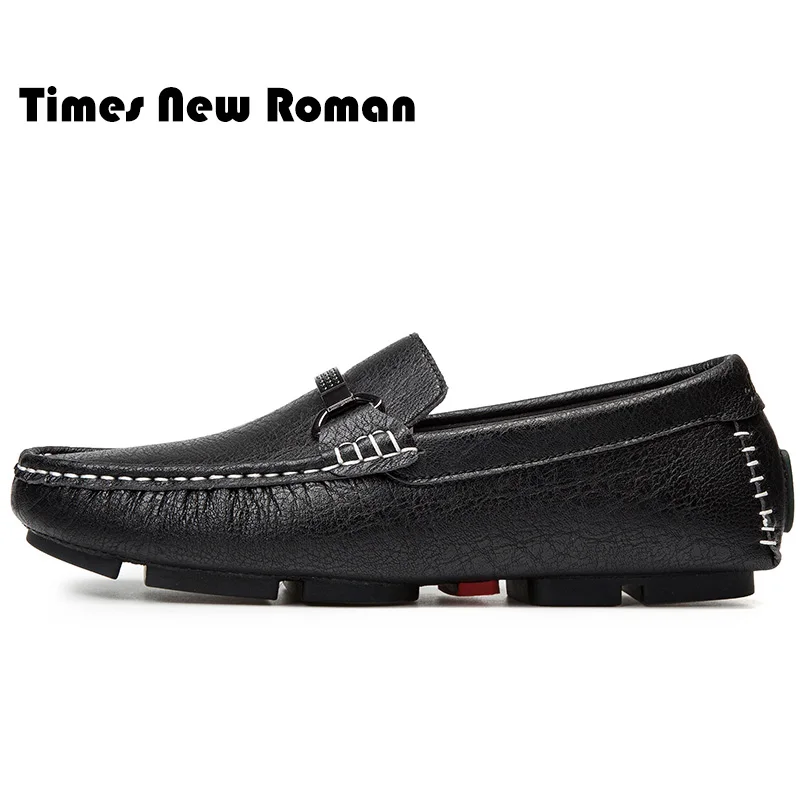 

Times New Roman Comfortable Casual Shoes Loafers Men Shoes Quality Genuine Leather Shoes Men Flats Hot Sale Moccasins Shoes