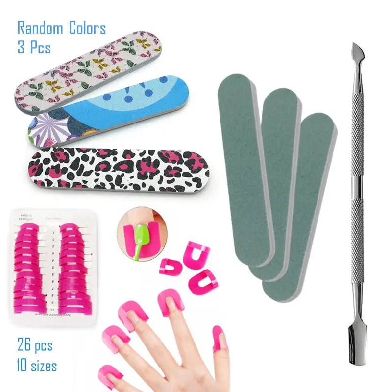 Bittb Nail Art Manicure Kits Nail Polish Varnish Protector Holder Nail Art Dotting Pen 15pcs Painting Brushes Decoration Tools - Цвет: SETP002