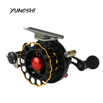 شراءبكرة صيد من YUMOSHI FBE 50/60 بتحكم رقمي بالكمبيوتر جميع المعادن في الماء المالح بكرات التصيد الجليدي 4 + 1BB اليد اليمنى اليسرى طوافة رمي 3.5:1 Pesca