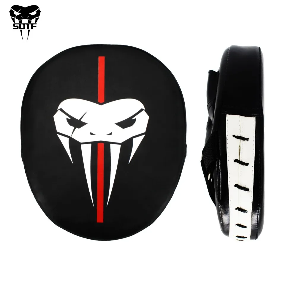 

SOTF Snake head survival MMA Boxing Gloves Pads Tiger Muay Thai Boxing Training PU boxer hand target Pads fight mma gloves sanda