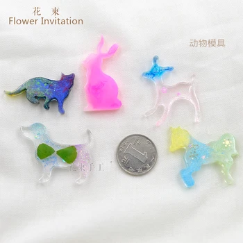 

Flower Invitation Small Animal Mold MD1331-1346 DIY Handmade Mold Jewelry Tools AB glue 2017 New Arrivals