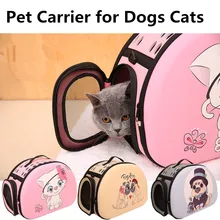 Рюкзак для переноски животных для собак кошек 3D узор складная дорожная сумка переносная клетка складная корзина переносная сумка для переноски