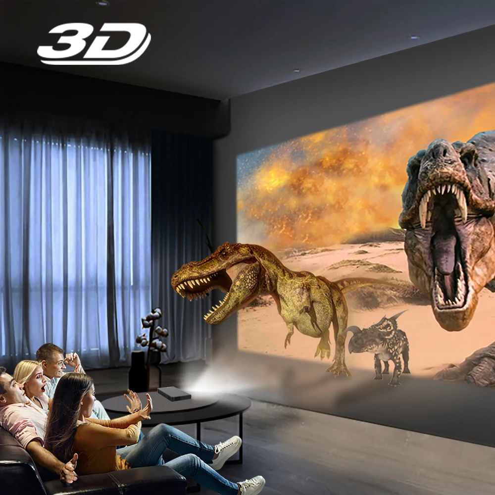 BYINTEK UFO P12 300inch 2019 Newest Smart 3D Full HD 4K 5G WIFI Android Pico Pocket HD Portable Micro Mini LED DLP Projector