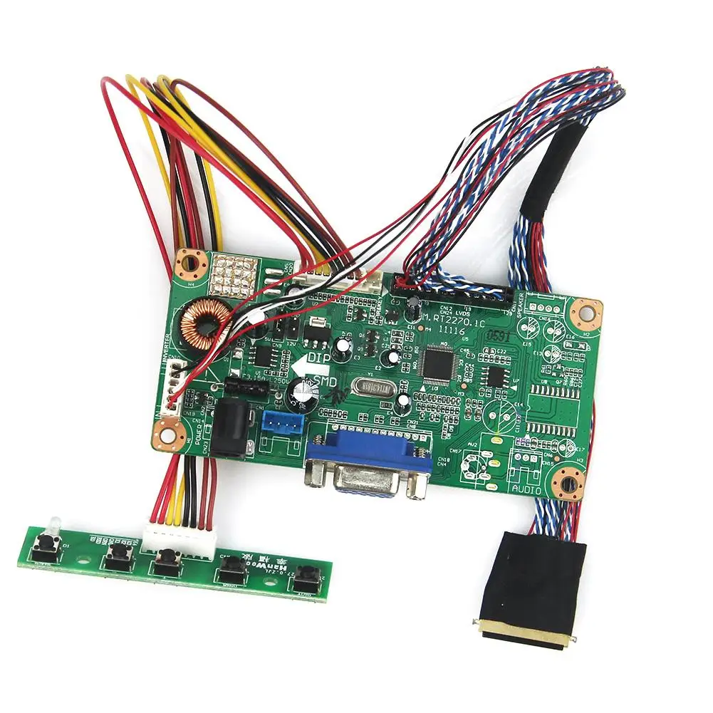 M. RT2270 для B101EW05 V.3 PQ101WX01 LCD/LED плата драйвера контроллера (VGA) 1280x800 LVDS монитор