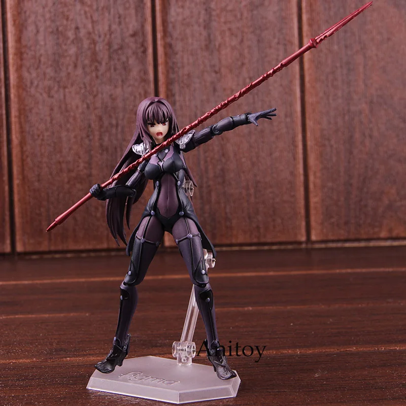 Fate Grand Order Lancer Scathach Figma 381 ПВХ Figma Fate фигурка Коллекционная модель игрушки