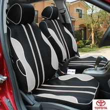 Special car seat covers For TOYOTA RAV4 Highlander PRADO Corolla Vios Yaris Prius Camry Crown Reiz BLACK/GRAY car accessories