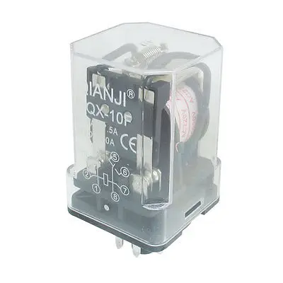 JQX 10F 2Z AC 220V/DC24V Coil General Purpose Relay 8 Pin