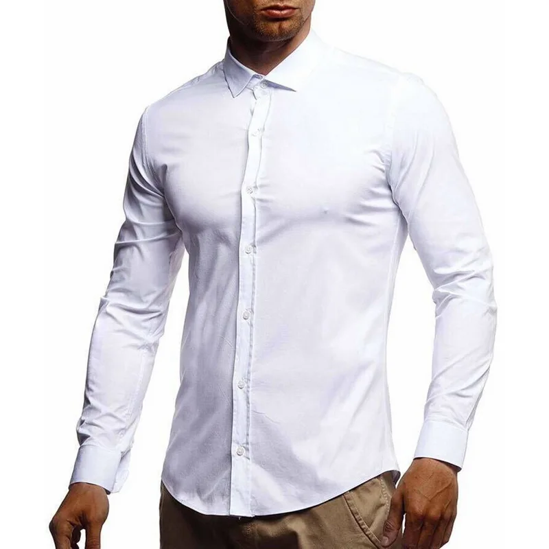 Laamei, мужские рубашки, Camisa Masculina, рубашка с длинным рукавом, мужская, Корейская, приталенная, дизайнерская, формальная, повседневная, мужская рубашка, размер M-3XL