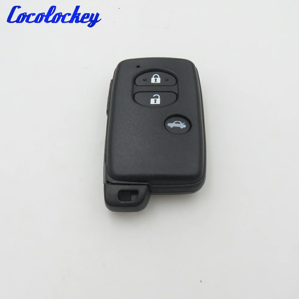 Cocolockey новый ключ без ключа умный чехол для Fob 2 + 1 кнопка Toyota удаленный логотипа |