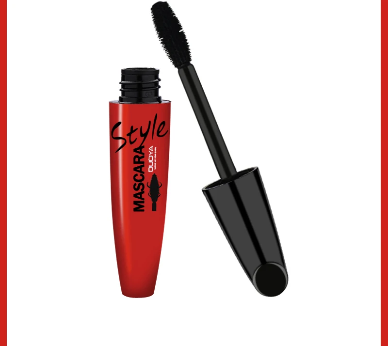 DUOYA Curling Mascara 3d Fiber Thick Black Ink For Lashes Waterproof Korea Lash Mascara Cosmetic Natural Eyes Makeup (4)
