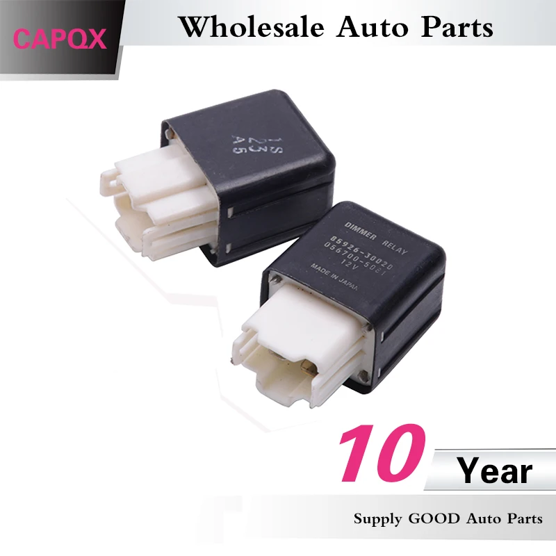 

CAPQX 2PCS Dimmer Relay 85926-30020 For LS400 IS400 COROLLA CARINA PRIUS CAMRY CROWN HIACE LAND CRUISER MR2 4RUNNER PREVIA DYNA
