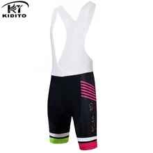 KIDITOKT летние новые женские шорты на лямках Coolmax 3D гелевые мягкие противоударные велосипедные шорты для велоспорта плотные шорты для горного велосипеда