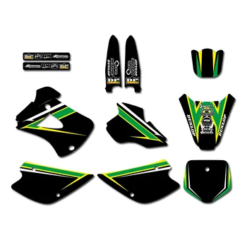 

Motorcycle Graphics & Background Decal Sticker For Kawasaki KX80 KX 80 1994 1995 1996 1997 Dirt Bike