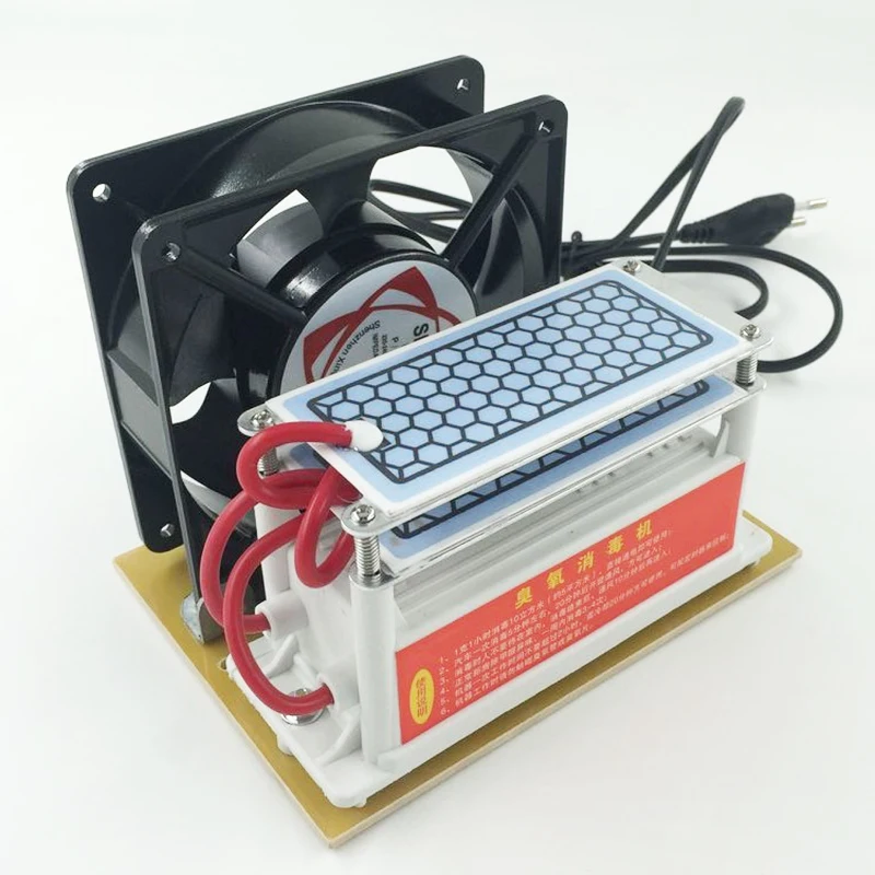 

10g/h 220V O3 ozone generator with fan ozonizer air purifier machine sterilizer