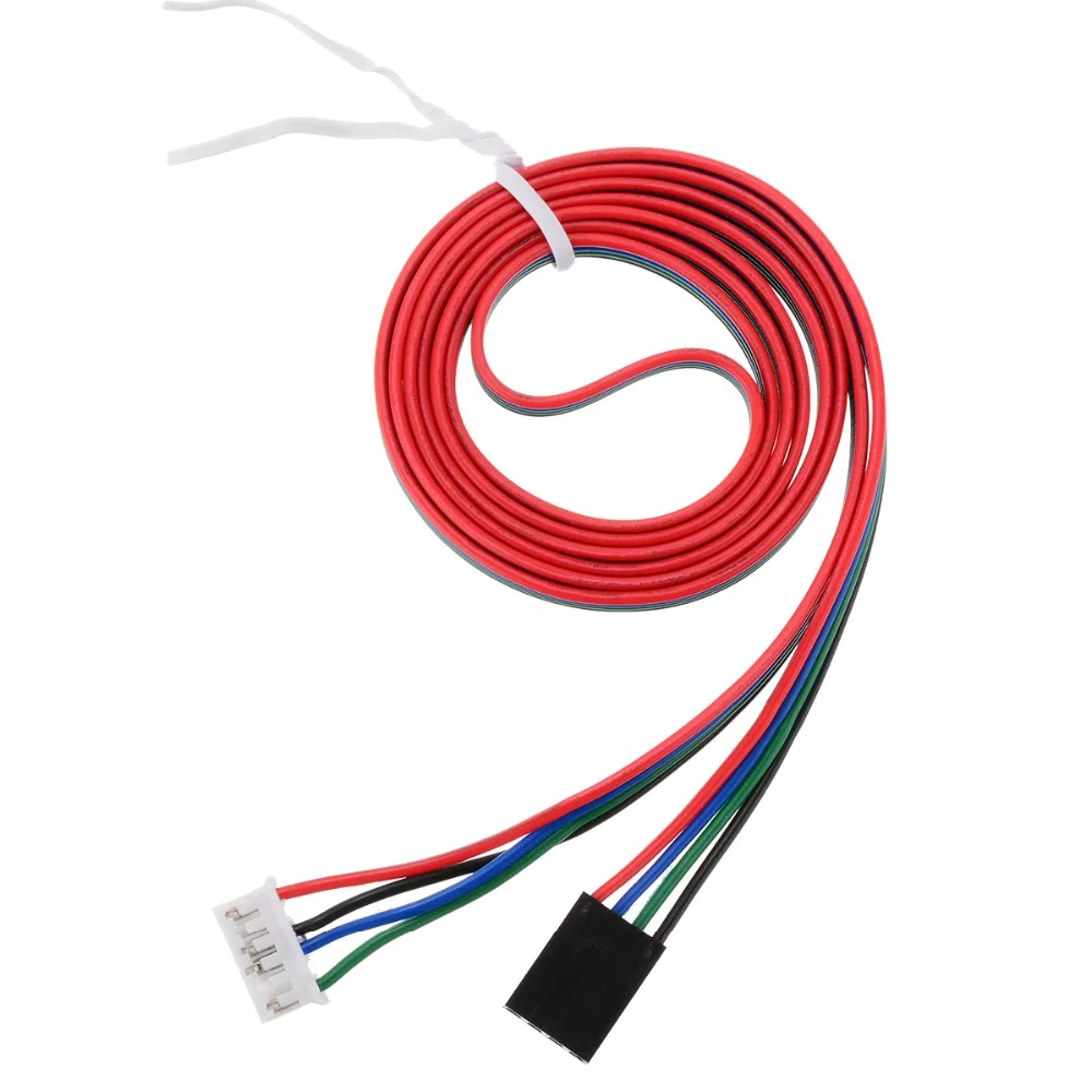 4 قطعة 100 سنتيمتر 4-دبوس محرك متدرج كابل السيليكون المطاط ل نيما 17 محرك متدرج 3D طابعة