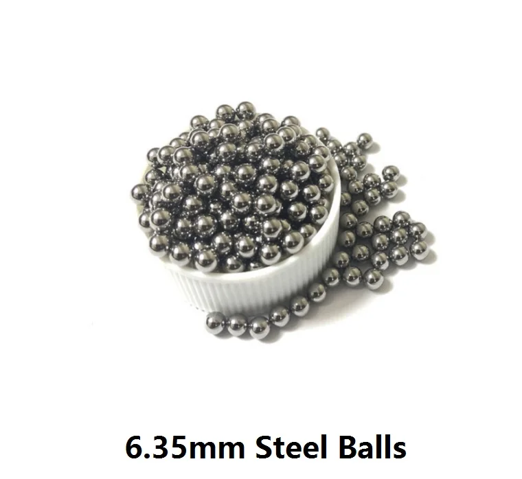 

1KG/lot (about 958pcs) Diameter 6.35mm 1/4" Inch 304 Stainless steel balls Dia 6.35 mm Bearing balls precision G100